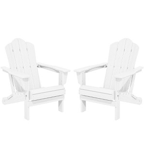 Hyleory HDPE Outdoor Folding Chair with Cloud-Shaped Backrest, Portable Patio Seating - 1 of 4