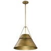 Nuvo Lighting Adina 3 - Light Pendant in  Natural Brass - 4 of 4
