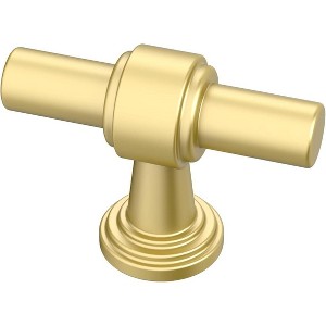 attop 10 Pack Matt Gold Cabinet Knobs, 1.9 Inch(49mm) Cabinet Handles Kitchen Hardware Straight Bar for Cabinets and Drawer - 1 of 3