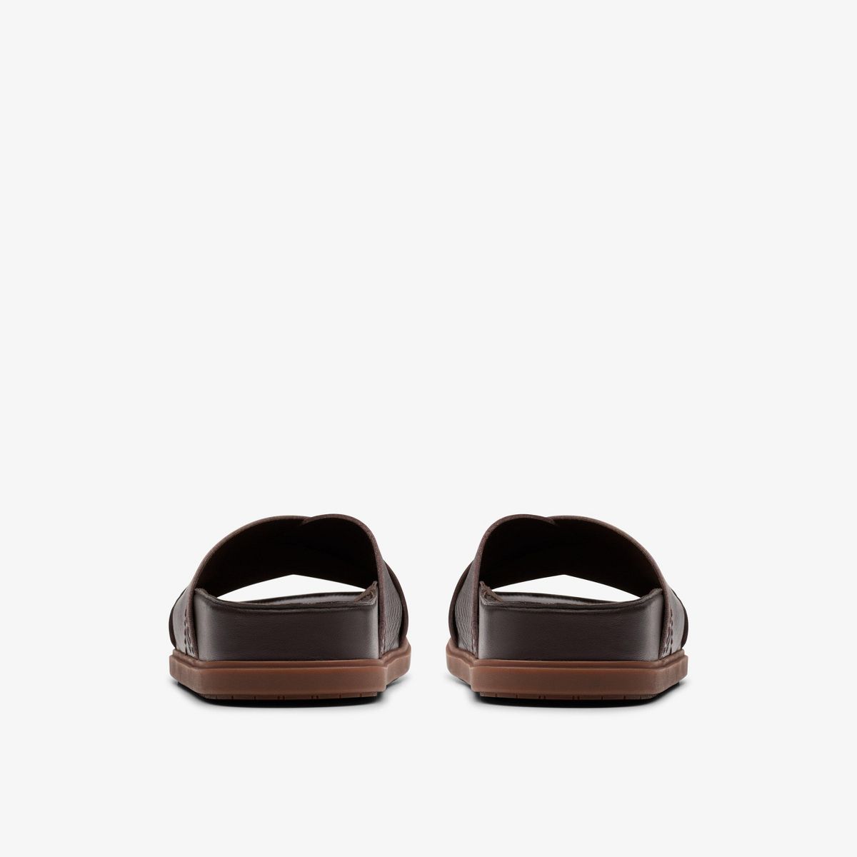 Clarks Mens Torford Cross Brown Leather Sandals - thumbnail 7
