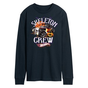 Men's - Hot Wheels - Halloween Long Sleeve Graphic T-Shirt - 1 of 4