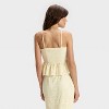 Women's Peplum Tank Top - A New Day™ White - 2 of 3