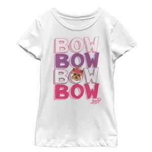 Girl's Jojo Siwa BowBow Dog Cartoon T-Shirt - 1 of 4