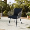 3 Piece Patio Bistro Set, Outdoor Wicker Apartment Balcony Furniture Sets, Rattan Table and Chairs Set of 2 for Porch Backyard Lawn Poolside Deck - 4 of 4