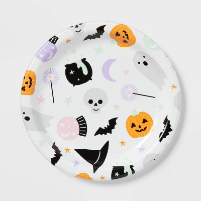 20ct Halloween Icons Snack Plates