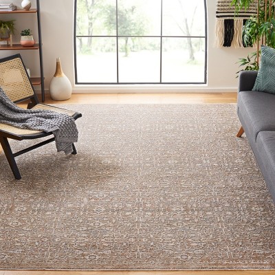 Harlow Ivory Hand-Knotted Synthetic 4' x 6' Area Rug