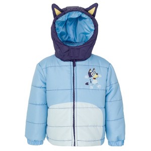 Bluey Bingo Winter Coat Puffer Jacket Toddler - 1 of 4