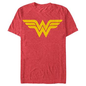 Men's Wonder Woman Distressed Classic Logo T-Shirt