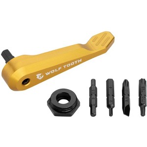 Wolf Tooth Axe Handle Multi-Tool - Gold Minimalist, Lightweight - 1 of 1