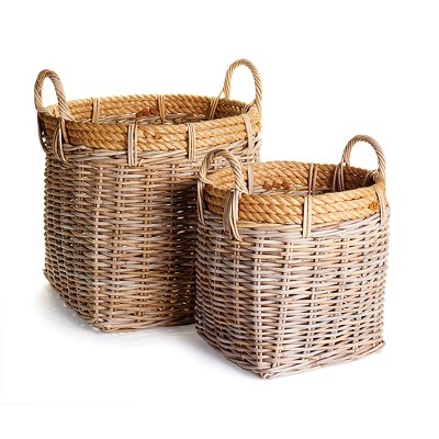Plum & Post Sonoma Harvest Baskets, Set Of 2