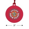 University of Louisiana at Lafayette Primary Logo Aluminum Holiday Christmas Tree Ornament  3.0" (7.6 cm) x 3.37" (8.6 cm) - 3 of 4