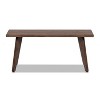 Jennifer Taylor Home Capri 41.5" Solid Red Oak Wood Bench - 2 of 4