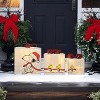 Peanuts Indoor Outdoor Holiday Lighted Presents Décor Snoopy And Woodstocks Characters - 3 of 4