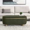 Sapphtopaz Storage Bench Ottoman with Storage Storage Organizer Upholstered End of Bed Foot Rest Storage Ottoman Bench for Entryway Bedroom - 4 of 4