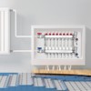VEVOR 8-Branch Radiant Heat Manifold, 1/2" PEX Tubing Manifold, Stainless Steel PEX Manifold for Hydronic Radiant Floor Heating, Silver - 2 of 4