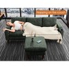 NicBex 3-Seater Linen Sofa Couch with Removable Storage Ottoman & Cup Holders,Upholstered Sleeper Sofa for Living Room,Bedroom - 3 of 4
