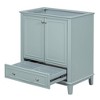MAYEERTY 30" Bathroom Vanity without Sink Multi-functional Cabinet Doors Drawer Solid Frame MDF Green - 4 of 4