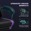 GTRACING Gaming Chair with Footrest Premium Faux Leather Adjustable Computer Office Chair - 4 of 4