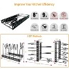 TOBILI 2 Pack Pot and Pan Rack, Pot Rack Organizers, Kitchen Organization &Storage Rack, Adjustable Pot Lid Holders & Pan Rack - 2 of 3