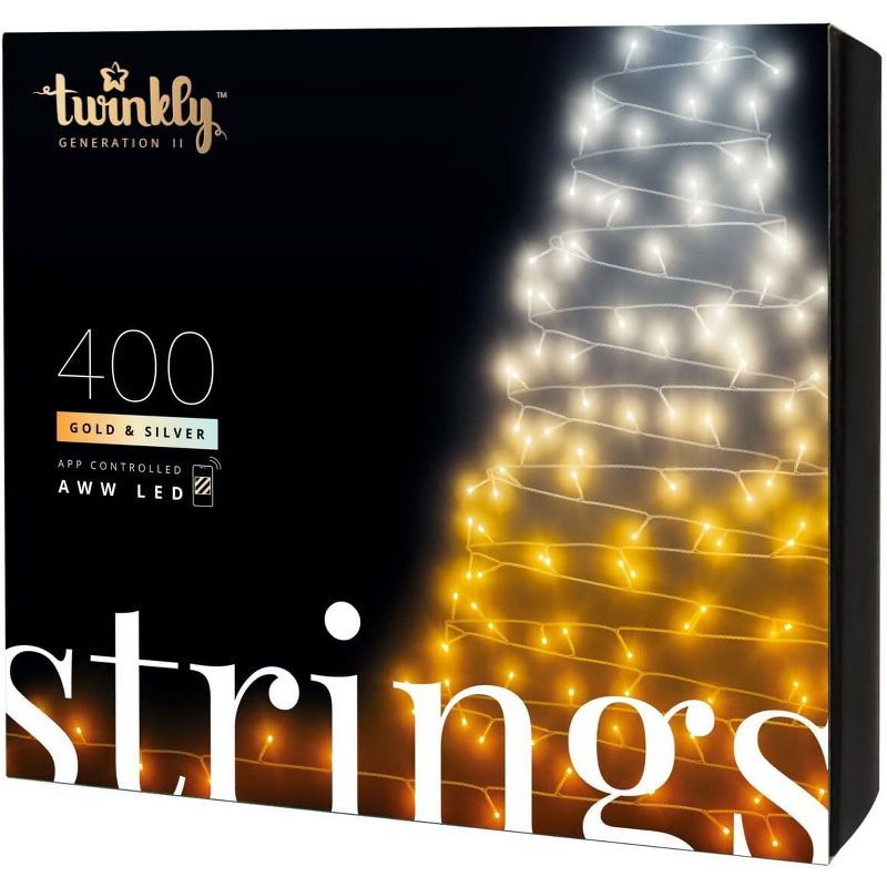 Twinkly Cluster  App-Controlled LED Christmas Lights Indoor and Outdoor Smart Lighting Decoration, 1 of 10