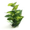 Unique Bargains Plastic Terrarium Tank Lifelike Plant Decorative Ornament for Reptiles Green - 2 of 4