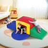 VEVOR Toddler Climbing Toys Indoor, 5 Piece Climb, Crawl and Tunnel Soft Play Equipment, Foam Climbing Toys, Kids Tunnel Maze, Multicolor - 2 of 4