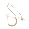 SOHI Women's Gold Butterfly Layered Necklace - 2 of 4