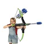HearthSong  Bow and Arrow Set for Kids ,  32"L Bow and 6 10"L Foam-Tipped Arrows