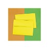 JAM Paper A6 Colored Invitation Envelopes 4.75 x 6.5 Yellow Recycled Bulk 250/Box (94531H) - 4 of 4