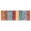 Vintage Boho Geometric Area Rug with Non-Slip Backing, Soft Foldable Low Pile Non-Slip Indoor Floor Carpet - 3 of 4