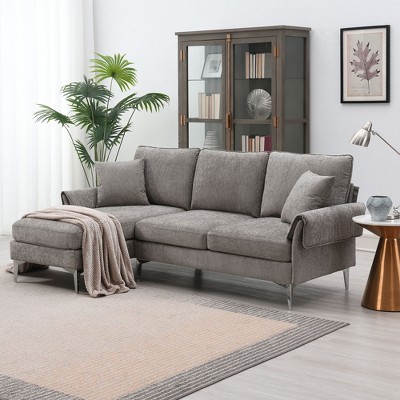 L shape sofa online with lounger