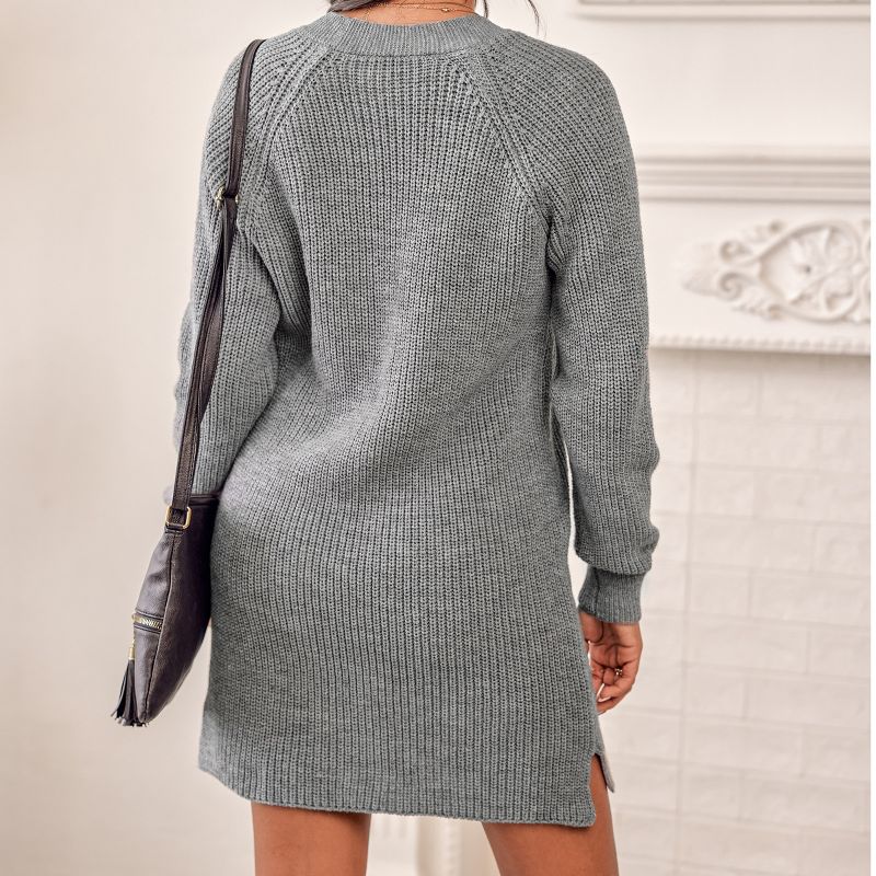 Women's Chunky Knit Mini Sweater Dress - Cupshe, 5 of 9