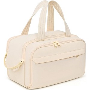 Narwey Travel Toiletry Bag, Lightweight Large Wide-open Toiletry Bag for Women - 1 of 3