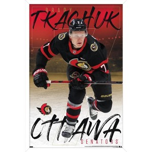 Trends International NHL Ottawa Senators - Brady Tkachuk 21 Framed Wall Poster Prints - 1 of 4