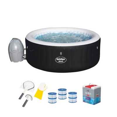 Bestway Hot Tub, Filter Pump, Cleaning Tool & Sanitizer Kit