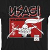Usagi Yojimbo Dual Blades Sketch Youth Black Crew Neck Short Sleeve T-shirt-Large - 2 of 3