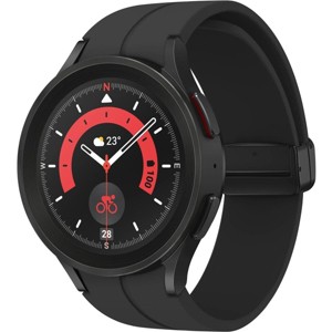 Samsung Galaxy Watch 5 Pro 45mm Smartwatch with GPS, Heart Rate, Fitness Tracking - Titanium, Sapphire Glass, Improved Battery - 1 of 4
