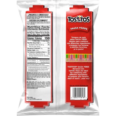 Tostitos Salsa Verde Tortilla Chips - 11oz : Target