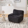 acxily 42" Wide Modern Upholstered Oversized Accent Chair, Boneless Single Sofa Chair, Chenille Armchair Comfy Reading Lounge Chair - 2 of 4