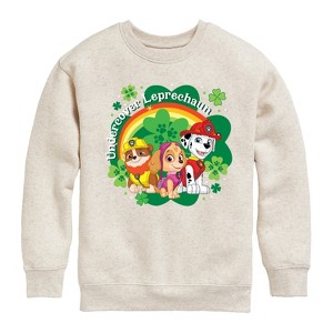 Boys' - Nickelodeon - Paw Patrol Graphic Long Sleeve Fleece Sweatshirt - 1 of 4