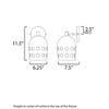 Maxim Lighting Dottie 1 - Light Wall Light in  Black - 3 of 3