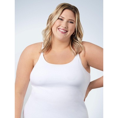 Leading Lady Maternity & Nursing Tank With Built-in Nursing Bra In White,  Size: 3x : Target