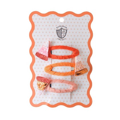 Daydream Society - Trick or Treat Street Halloween and Fall Themed Candy Corn Hair Clips - Pack of 3 Hair Clips