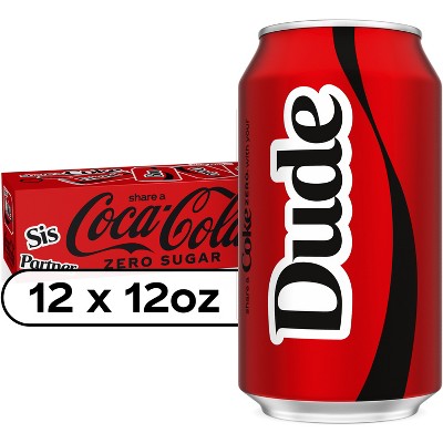 Coca-Cola Zero Sugar Soda - 12pk/12 fl oz Cans