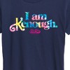 Women's - Barbie - I Am Kenough Tie Dye Full Short Sleeve Graphic T-Shirt - 2 of 4