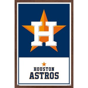 Trends International MLB Houston Astros - Logo 22 Framed Wall Poster Prints - 1 of 4