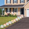 Big Dot of Happiness Hello Rainbow - Lawn Decor - Outdoor Boho Baby Shower and Birthday Party Yard Decor - 10 Piece - 3 of 4