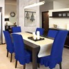 PiccoCasa Ruffled Skirt Universal Removable Washable Dining Chair Slipcover - 2 of 4