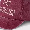 Girls' Los Angeles Baseball Hat - Red - 3 of 3