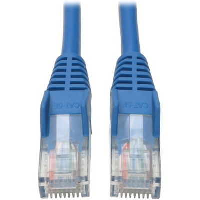 Tripp Lite 3ft Cat5e / Cat5 Snagless Molded Patch Cable RJ45 M/M Blue 3' - 3ft - 1 x RJ-45 Male - 1 x RJ-45 Male - Blue